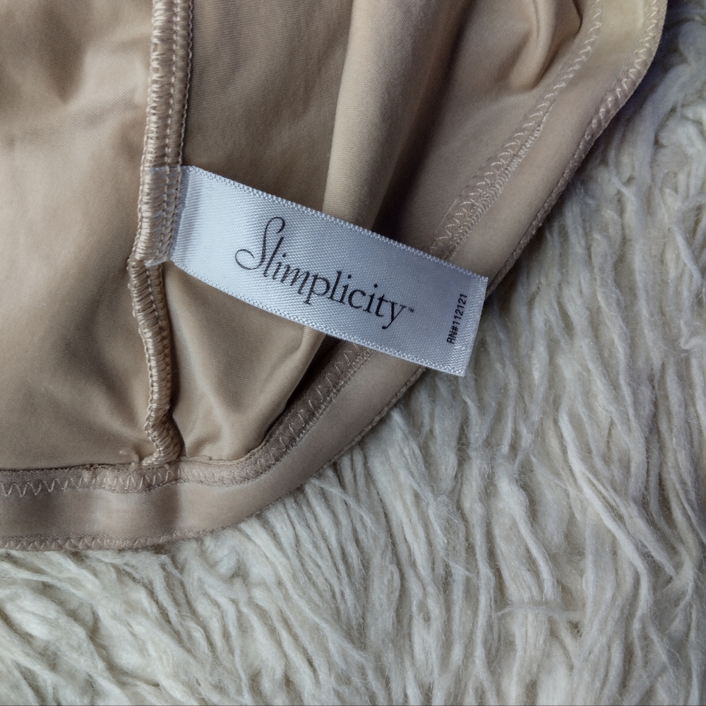 Spanx Slimplicity Open Bust Boost Camisole Nude Shapewear Size S - Picture 6 of 9